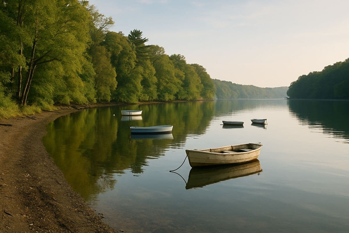 Irondequoit Bay shoreline